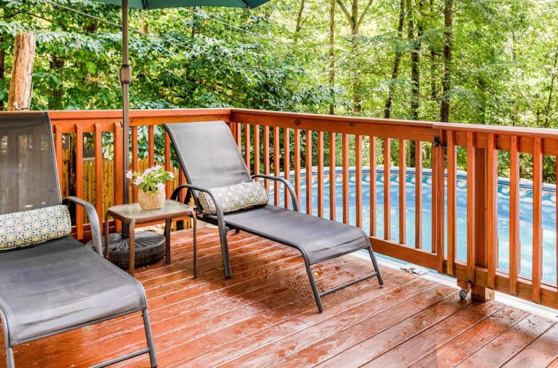 Pocono Cabin With Private Pool At Shawnee Mtn East Stroudsburg Exterior foto